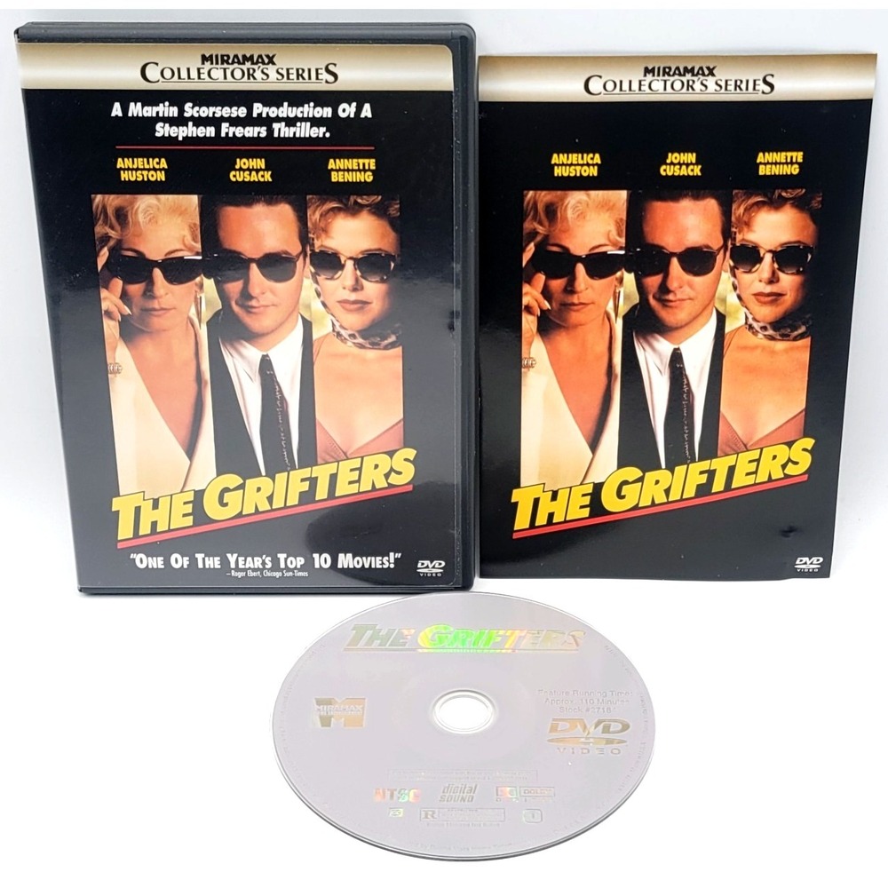 The Grifters (DVD, 1990) JOHN‎ CUSACK ANJELICA HUSTON